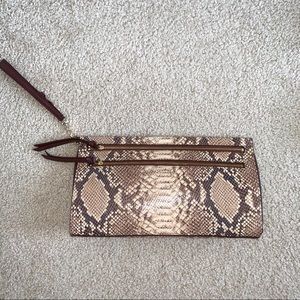 Coach Snake Print Clutch